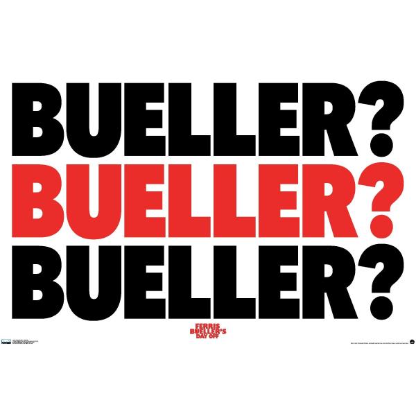 Trends International Ferris Bueller - Bueller Wall...