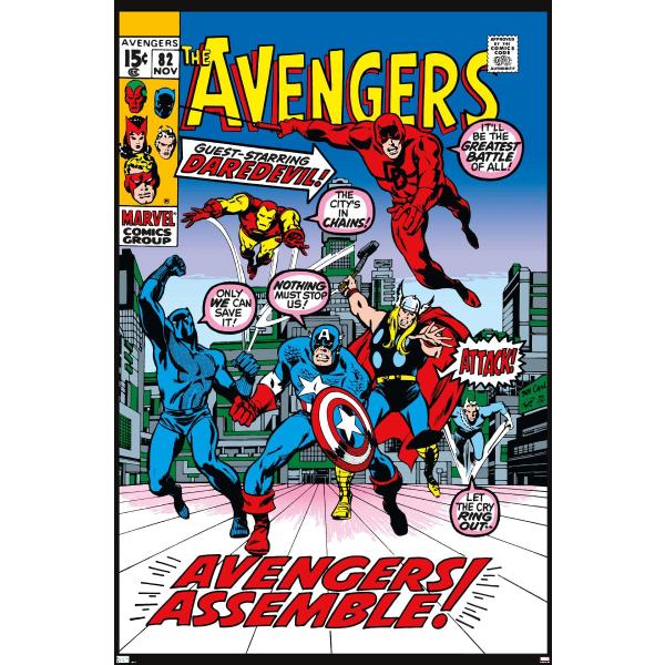 Marvel Comics - Avengers #82 Wall Poster, 19L" x 1...