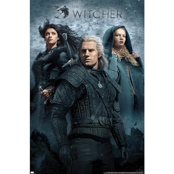 Netflix The Witcher - Key Art Wall Poster, 19L" x ...