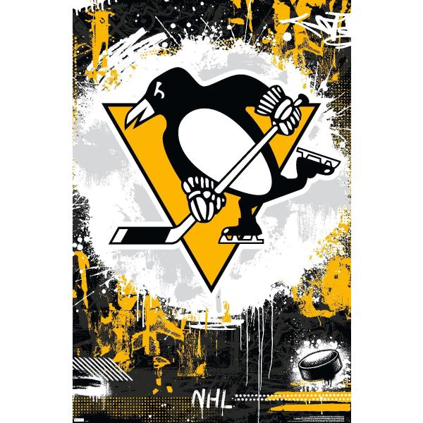 NHL Pittsburgh Penguins - Maximalist Logo 23 Wall ...
