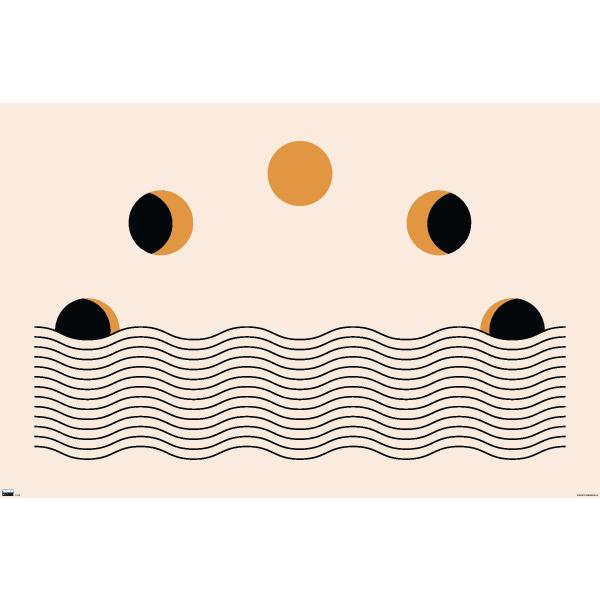 Trends International Abstract Moon Phases Wall Pos...