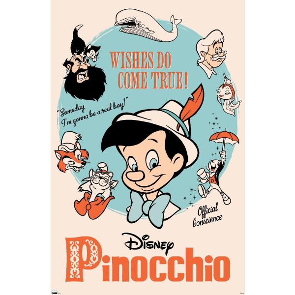 Trends International Disney Pinocchio: 85th - Wish...