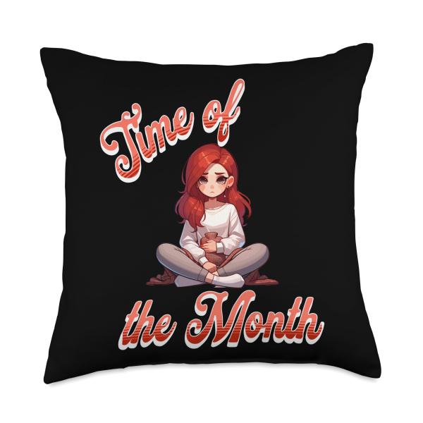 Time Of The Month Period Time Of The Month Throw P...