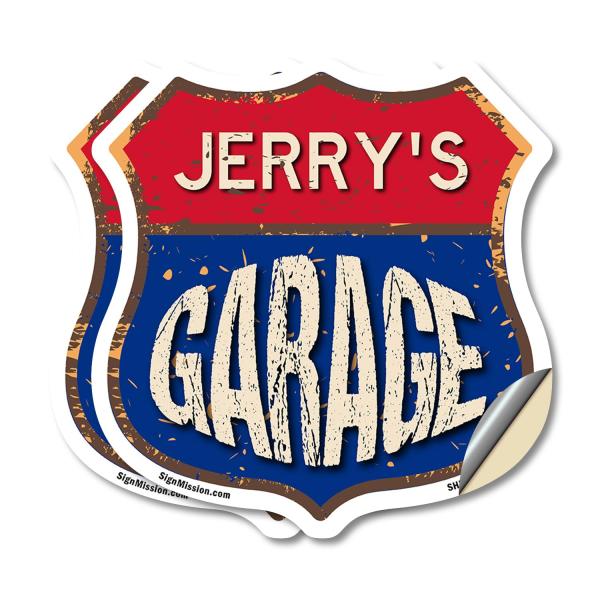 Jerry's Garage (2 Pack) 18 inch X 18 inch Shield S...