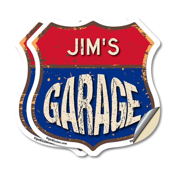 Jim's Garage (2 Pack) 12 inch X 12 inch Shield Sha...