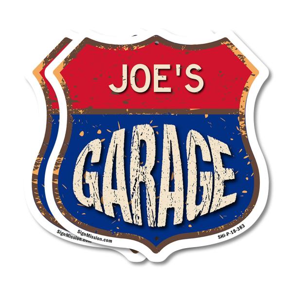 Joe's Garage (2 Pack) 18 inch X 18 inch Shield Sha...