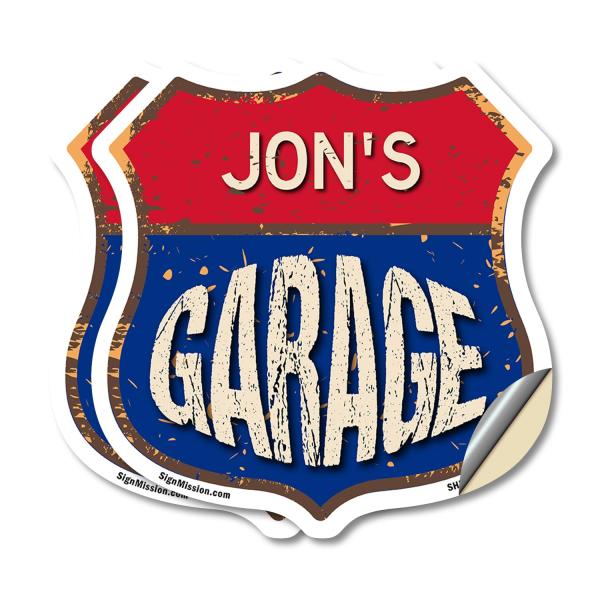 Jon's Garage (2 Pack) 18 inch X 18 inch Shield Sha...