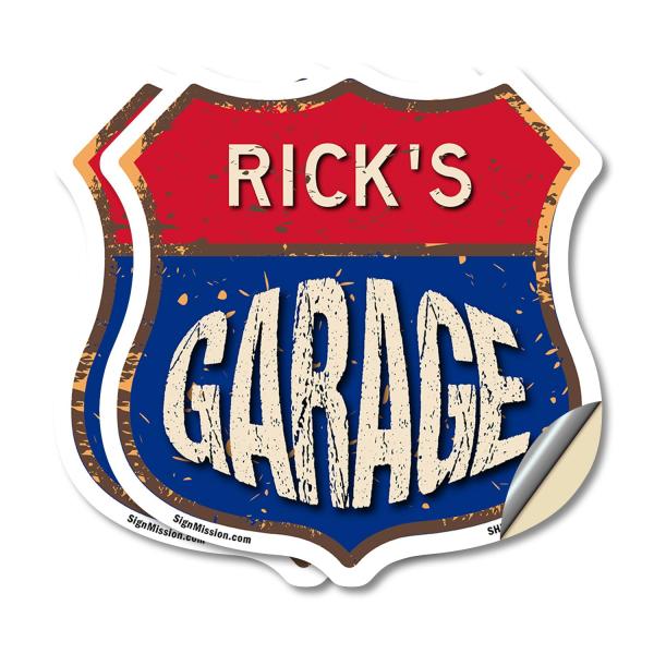 Rick's Garage (2 Pack) 18 inch X 18 inch Shield Sh...