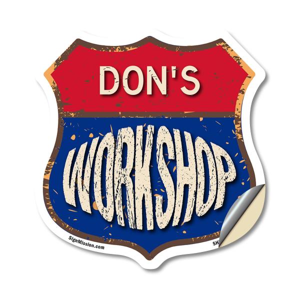 Don's Workshop 12 inch X 12 inch Shield Shaped Hea...