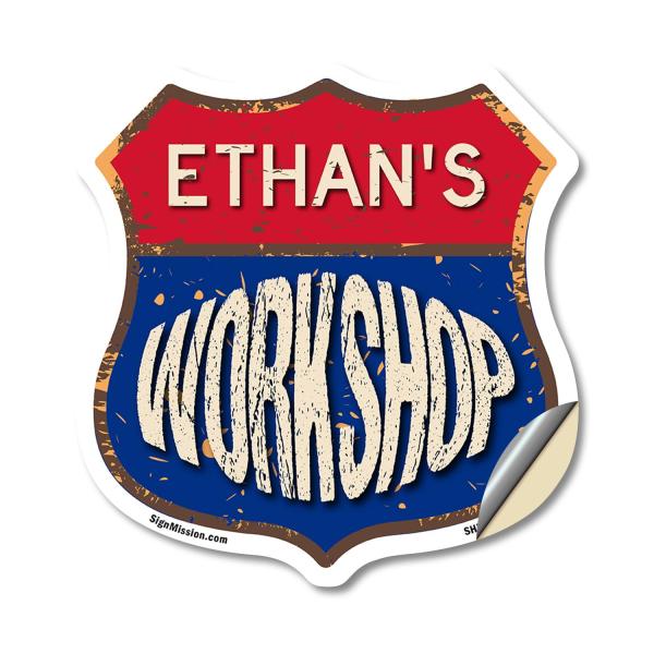 Ethan's Workshop 18 inch X 18 inch Shield Shaped H...