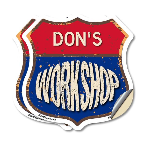 Don's Workshop (2 Pack) 18 inch X 18 inch Shield S...