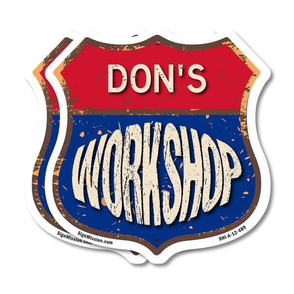 Don's Workshop (2 Pack) 12 inch X 12 inch Shield S...