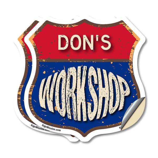 Don's Workshop (2 Pack) 6 inch X 6 inch Shield Sha...