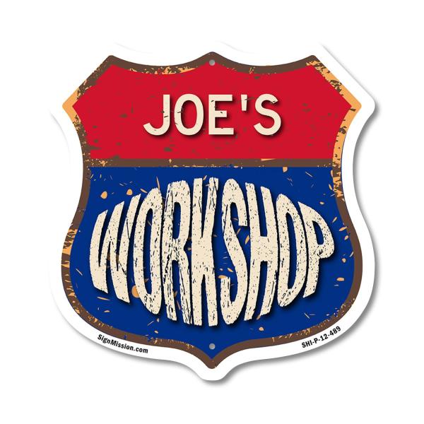 Joe's Workshop 12 inch X 12 inch Shield Shaped Com...