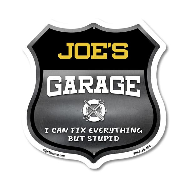 Joe's Garage I Can Fix Everything But Stupid 18 in...