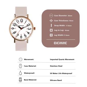 cicininc レディース アナログ ナース...の詳細画像3