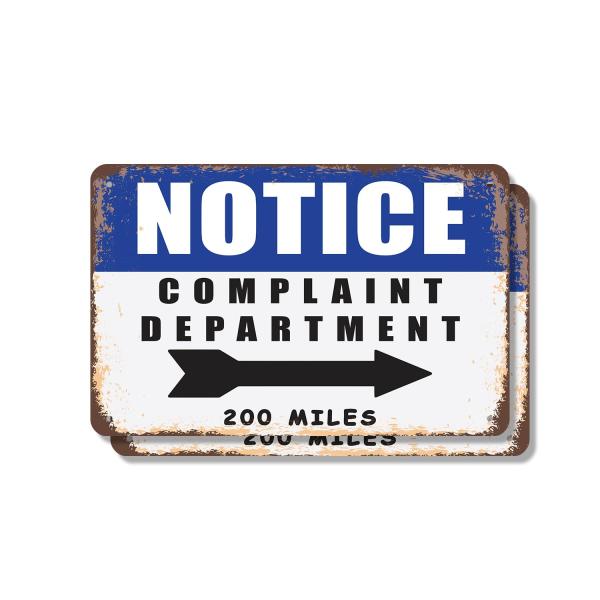 Complaint Department 200 Miles (2 Pack) 7 Inch x 1...