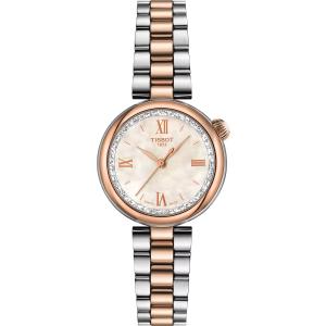 [ティソ] 腕時計 TISSOT ディザイア T1520102211800 レディース ホワイト マザー・オブ・パール文字盤