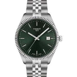 Tissot Ballade T1564101109100 メンズ クォーツ 40mm ステンレスケース グリーンダイヤル サファイアクリスタル 日付