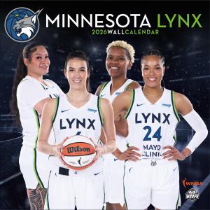 Minnesota Lynx 2026 12x12 Team Wall Calendar - Non Fsc