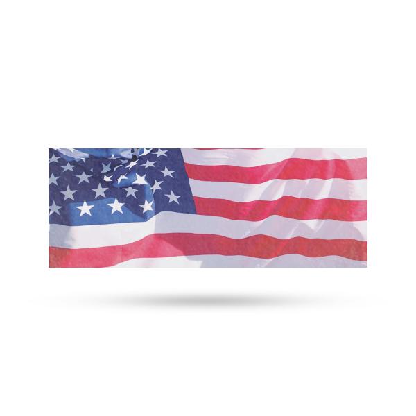 American Flag Vinyl Decal 36 Inch x 14 Inch Weathe...