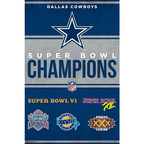 Trends International NFL Dallas Cowboys - Champion...