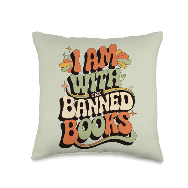 I Am With The Banned Books Funny Groovy Reading Th...