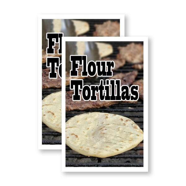 Flour Tortillas (2-Pack) 24 Inch x 36 Inch Vinyl D...