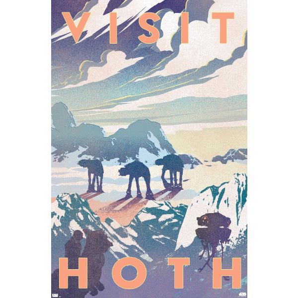 Star Wars: Hoth - Visit Hoth Wall Poster, 19L" x 1...