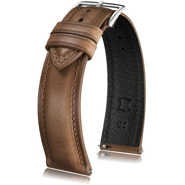 Getalia Luxurious leather Watch Band, Top Grain Ge...