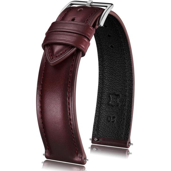 Getalia Luxurious leather Watch Band, Top Grain Ge...