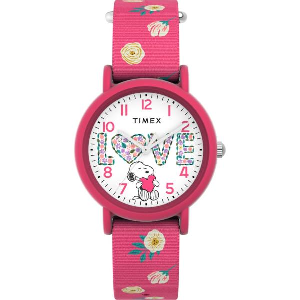 Timex Women's Peanuts Color Rush Floral 34 mm Watc...