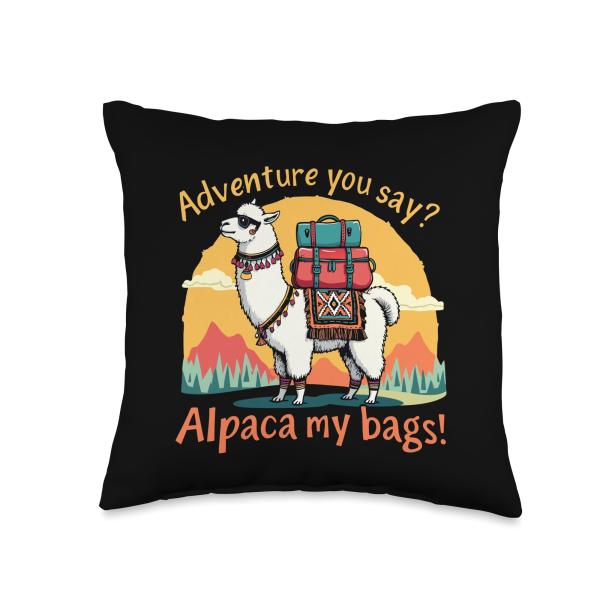 Cute Llama Travel lovers Adventure You Say? Alpaca...