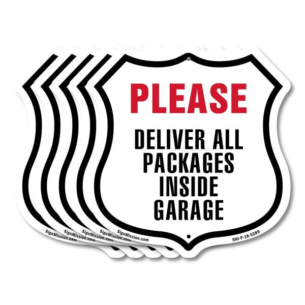 Please Deliver All Packages Inside Garage (2 Pack)...
