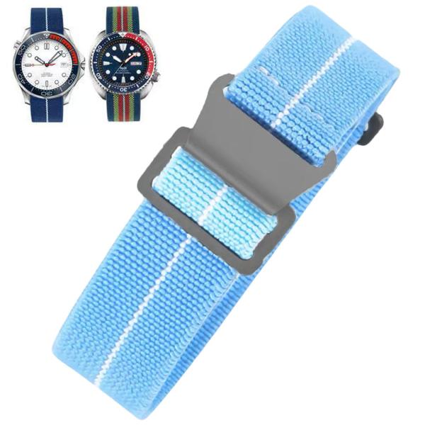 Nizonlaie Elastic Nylon Watch Band French Troops P...