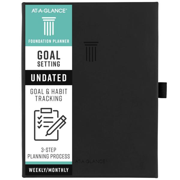AT-A-GLANCE (AT-A-GLANCE) ファンデーション 目標設定プランナー 日付なし ...
