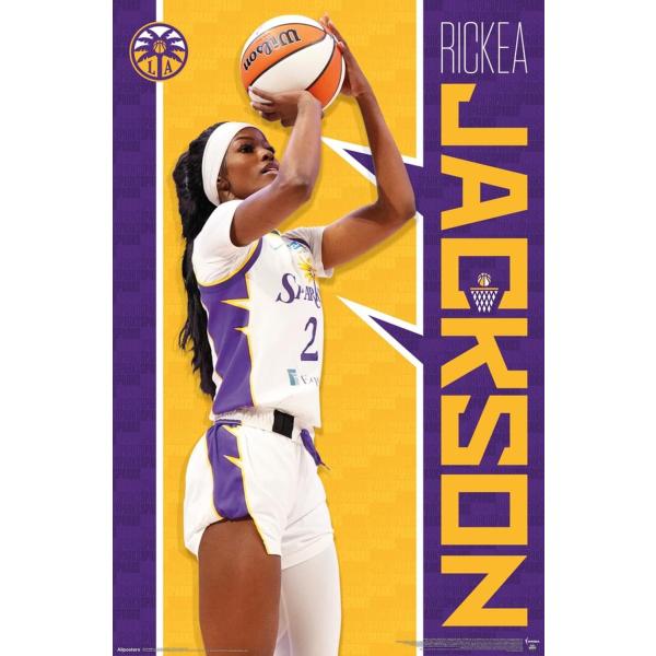 WNBA Los Angeles Sparks - Rickea Jackson 25 Wall P...