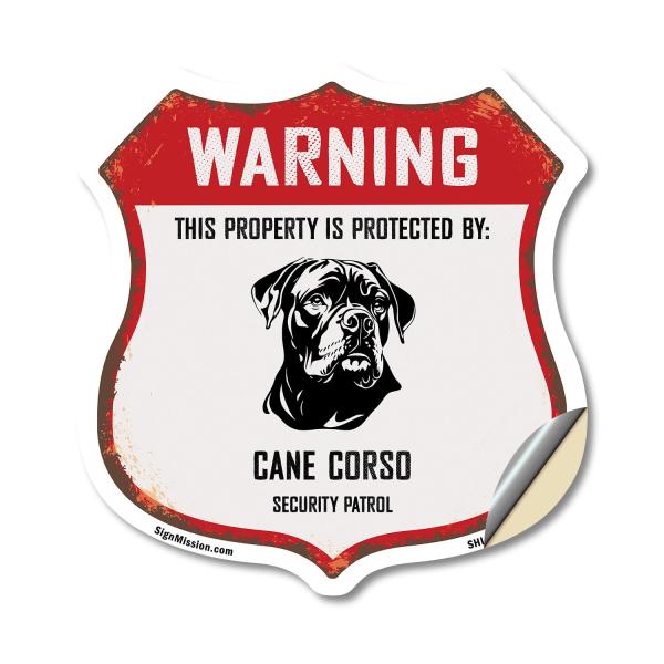 Warning This Property is Protected by Cane Corso (...