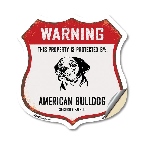 Warning This Property is Protected by American Bul...