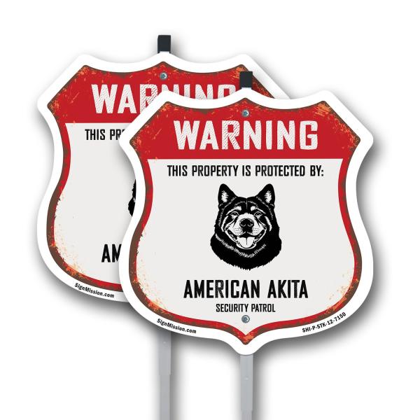 Warning This Property is Protected by American Aki...