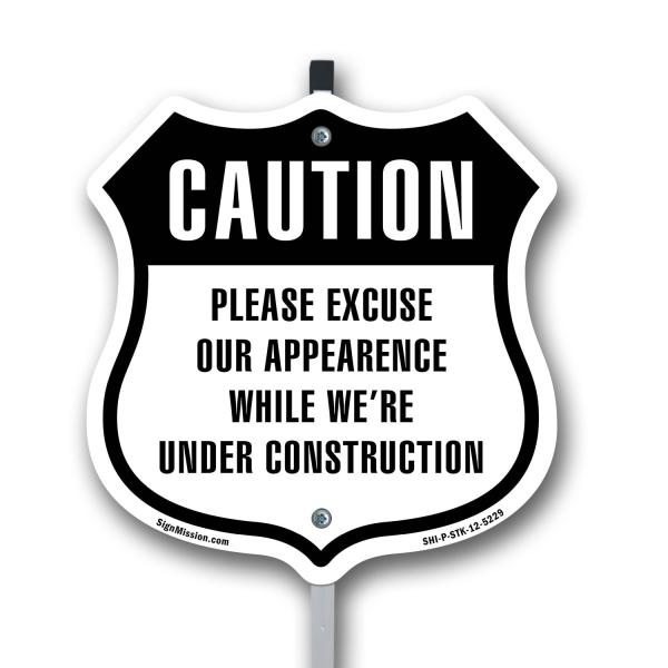 Caution Please Excuse Our Appearance Construction ...