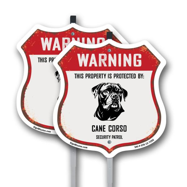 Warning This Property is Protected by Cane Corso (...