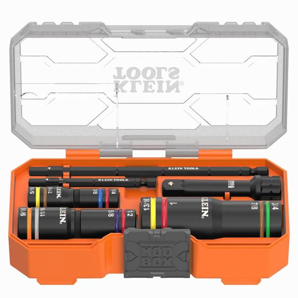 Klein Tools 653QS KNECT クアッドソケット 12サイズ 3ソケット、4イン1色...