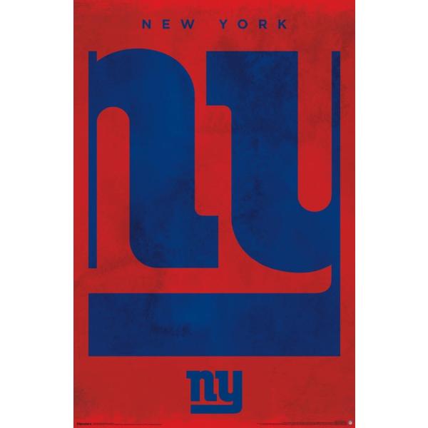 NFL New York Giants - Logo 25 Wall Poster, 19L" x ...