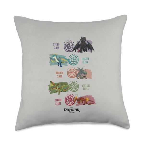 DreamWorks Dragons Dragon Color Class Throw Pillow