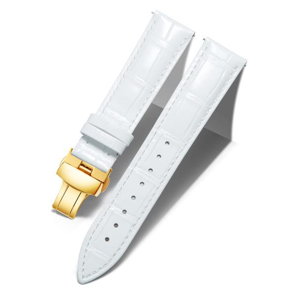 BINLUN Leather Watch Strap, Quick Release Genuine ...