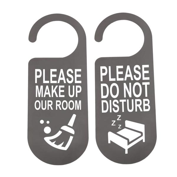 CENWA 2個 両面 Please Make Up Room ドアハンガー サイン ドアノブハンガ...
