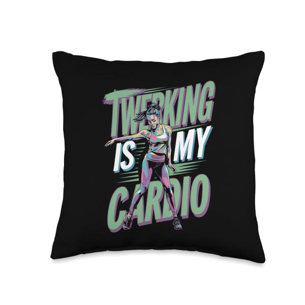 Twerking Is My Cardio Twerk Dance Throw Pillow