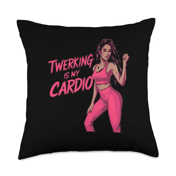Twerking Is My Cardio Twerk Dance Throw Pillow
