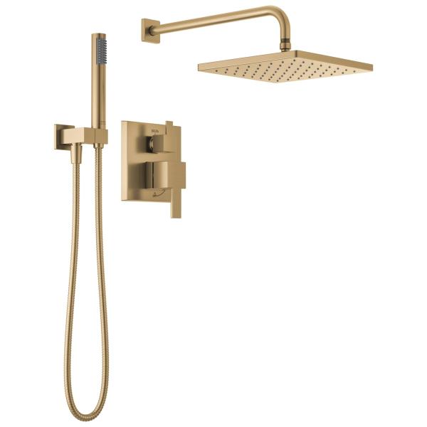 Delta Modern 14 Series Square Rain Shower System F...